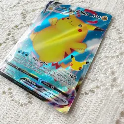 Surfing Pikachu VMAX 009/025 Celebrations Holo Rare Pokemon Card NM English - Image 2