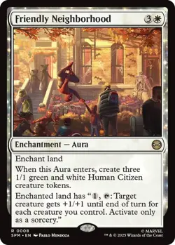 Friendly Neighborhood 8 R Marvel's Spider-Man Magic: The Gathering NM/M - Image 1