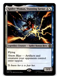Spider-Woman, Stunning Savior #152 Marvel's Spider-Man Magic: The Gathering NM - Image 1