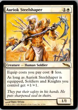 Mirrodin #4 Auriok Steelshaper - Image 1