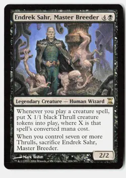 Endrek Sahr, Master Breeder 106 Rare Time Spiral Magic: The Gathering Near Mint - Image 1