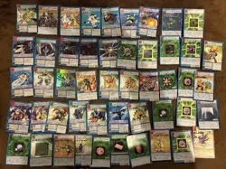 Bulk Lot of Vintage Digimon Trading Cards Rare Collectible Card Game Set - Image 1