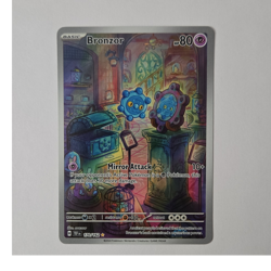 Pokemon TCG Bronzor 170/162 SV05 Temporal Forces IR Full Art Holo Eng 80HP - Image 1