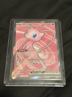 Pokemon TCG Mew ex 193/165 Sv: Scarlet Violet 151 Ultra Rare Full Art Holo - Image 1