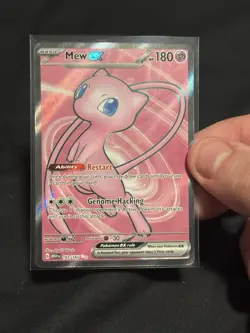 Pokemon TCG Mew ex 193/165 Sv: Scarlet Violet 151 Ultra Rare Full Art Holo - Image 4