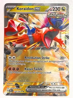 Koraidon ex 120/162 Double Rare Temporal Forces Pokemon Near Mint - Image 1