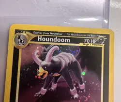 Pokemon TCG Houndoom 4/75 Neo Discovery Holo HP - Image 2