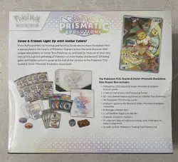 (SMALL RIP) Pokemon TCG Prismatic Evolutions Elite Trainer Box ETB Sealed - Image 2