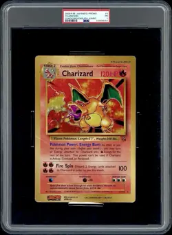 PSA 1 Charizard Japanese CoroCoro Jumbo Promo 4/102 Base Set Pokemon - Image 1
