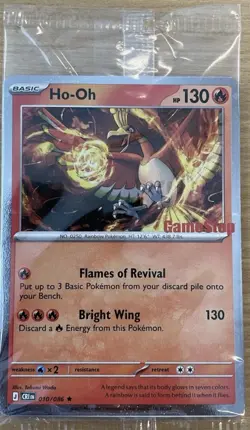 Ho-Oh 010/086 Galaxy GameStop Promo Stamped Sealed - Pokemon Chaos Rising - Image 1