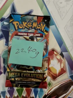 (HEAVY) 22.40g Pokemon TCG Mega Evolution Booster Pack (SEALED)✅ - Image 2