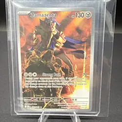 Pokemon TCG Zamazenta 201/182 Destined Rivals IR Holo NM - Image 3