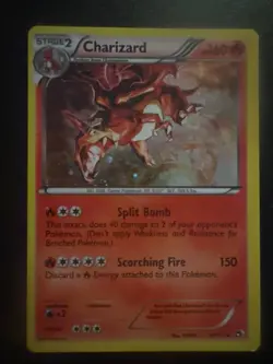 2013 Pokemon Rare Cosmos Holo Charizard! 19/113 Legendary Treasures (MP/LP) - Image 1
