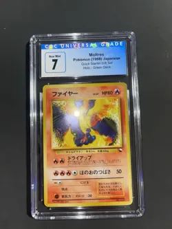 Pokemon Moltres 146 Mystery of the Fossils Holo Rare CGC 7 Japanese 1998 - Image 5