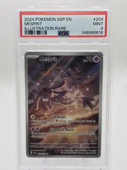 Pokemon TCG Mesprit - Holo Illustration Rare SV08: Surging Sparks 204/191 - Image 1