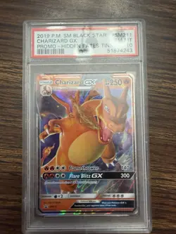 CHARIZARD GX 2019 POKEMON HIDDEN FATES SM BLACK STAR PROMO RARE PSA 10 GEM SM211 - Image 1