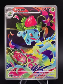 Ivysaur 134/132 Me01: Mega Evolution Holo Illustration Rare Pokemon TCG - Image 1