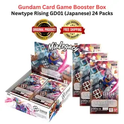Gundam Card Game Booster Box Newtype Rising GD01 (Japanese) 24 Packs Sealed - Image 1