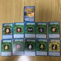 Digimon Card Lot 11 Cards Including Magnamon Vintage Trading Cards - Image 1