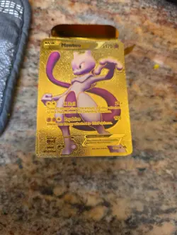 Mewto EX 98/99 Gold Foil Pokemon Card Black Star - Image 1