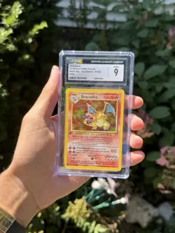 CGC 9 Charizard Dracaufeu Base Set 1st Edition FRENCH 4/102 Holo Pokemon Card - Image 1