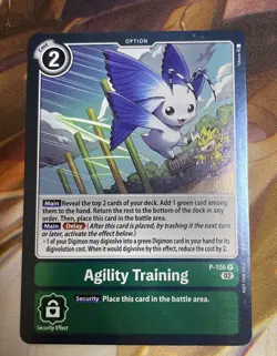 Digimon Card Game Agility Training P-106 LP+ - Image 1