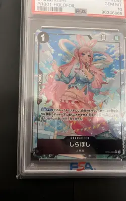 PSA10 Shirahoshi THE BEST One Piece Card Japanese - Image 4