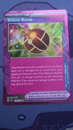 134/142 Deluxe Bomb : ACE SPEC Rare Holo Card : Stellar Crown : Pokemon TCG - Image 1