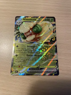 POKEMON CARD WHIMSICOTT EX 005/086 FUOCO BIANCO ITALIANA NM - Image 1
