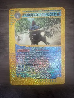 2002 Pokemon TCG Feraligatr Expedition Reverse Holo Jumbo Box Topper Card 2/12 - Image 1