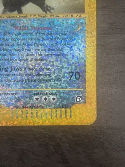 2002 Pokemon TCG Feraligatr Expedition Reverse Holo Jumbo Box Topper Card 2/12 - Image 3