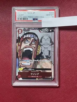 PSA10 Usopp 25th Anniversary One Piece Card Japanese - Image 1