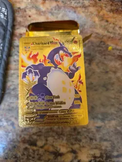 Pokemon Charizard VMAX HP330 Gold Foil Fan Art Card - Image 1