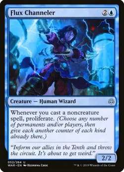 X 1 Flux Channeler NM WAR 052 MTG Magic The Gathering - Image 1