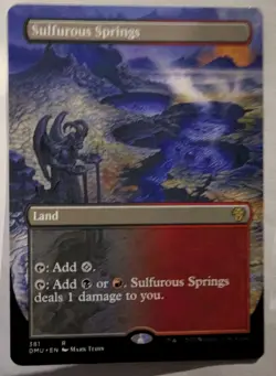 Sulfurous Springs (Borderless) Dominaria United - MTG RARE - Image 1