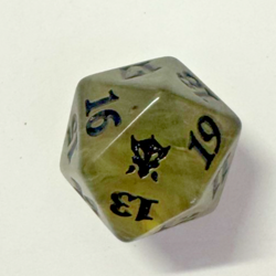 MTG Dragons of Tarkir Prerelease Spin Down Dice Set - All 5 Breath Weapon D20s - Image 2