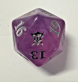 MTG Dragons of Tarkir Prerelease Spin Down Dice Set - All 5 Breath Weapon D20s - Image 4