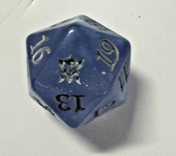 MTG Dragons of Tarkir Prerelease Spin Down Dice Set - All 5 Breath Weapon D20s - Image 5