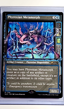 2024 MTG Magic the Gathering SLD Secret Lair Showcase #1758 Phyrexian Metamorph - Image 1