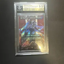 MTG Final Fantasy Sephiroth, Fabled Soldier #527 Surge Foil BGS 9.5 Gem Mint - Image 1