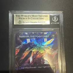 MTG Final Fantasy Sephiroth, Fabled Soldier #527 Surge Foil BGS 9.5 Gem Mint - Image 4