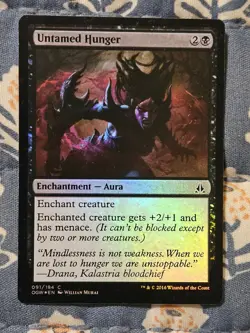 Untamed Hunger FOIL Oath of the Gatewatch MTG Magic - Image 1