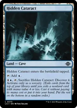 Hidden Cataract -Foil Light Play MTG The Lost Caverns of Ixalan - Image 1