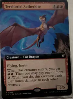 Territorial Aetherkite (Extended Art) Commander: Aetherdrift - MTG RARE - Image 1