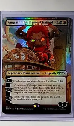 MTG Magic The Gathering Secret Lair Drop Foil #398 Angrath the Flame-Chained - Image 1