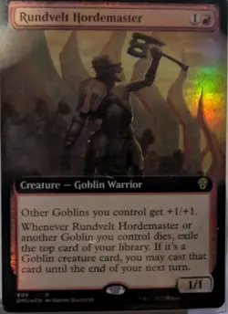 Rundvelt Hordemaster (Extended Art) Dominaria United - MTG RARE - Image 1