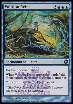 Volition Reins 2x FOIL SOM MTG Scars of Mirrodin Uncommon MINT blue - Image 1