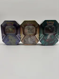 Tyranitar Slaking Darkrai Pokemon Tins Lot of 3 Factory Sealed Set - Image 1