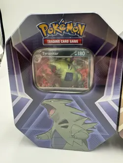 Tyranitar Slaking Darkrai Pokemon Tins Lot of 3 Factory Sealed Set - Image 2