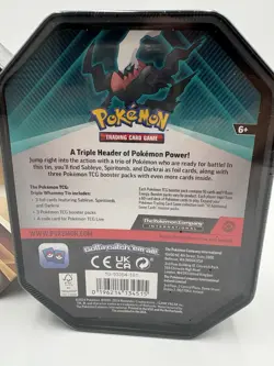 Tyranitar Slaking Darkrai Pokemon Tins Lot of 3 Factory Sealed Set - Image 5